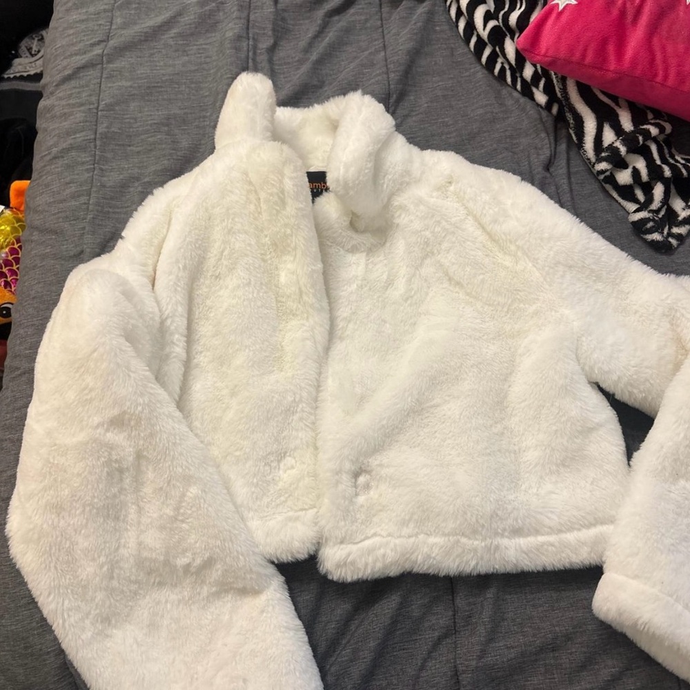 Ambiance Cream Teddy Jacket